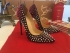 Christian Louboutin So Kate Spikes Veau Velours 